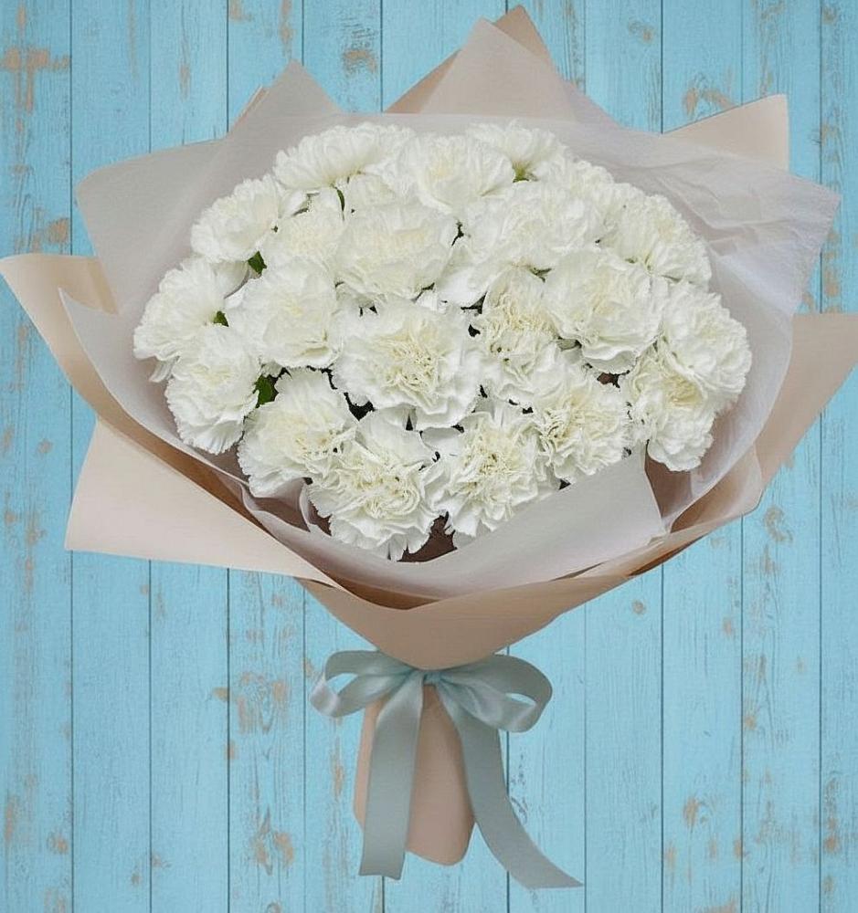 Букет цветов из: Гвоздики в Лебяжьем Алтайского края