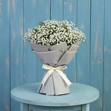 Букет цветов из:  Гипсофила в Лебяжьем Алтайского края