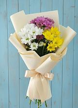 Букет цветов из:  Хризантемы в Лебяжьем Алтайского края