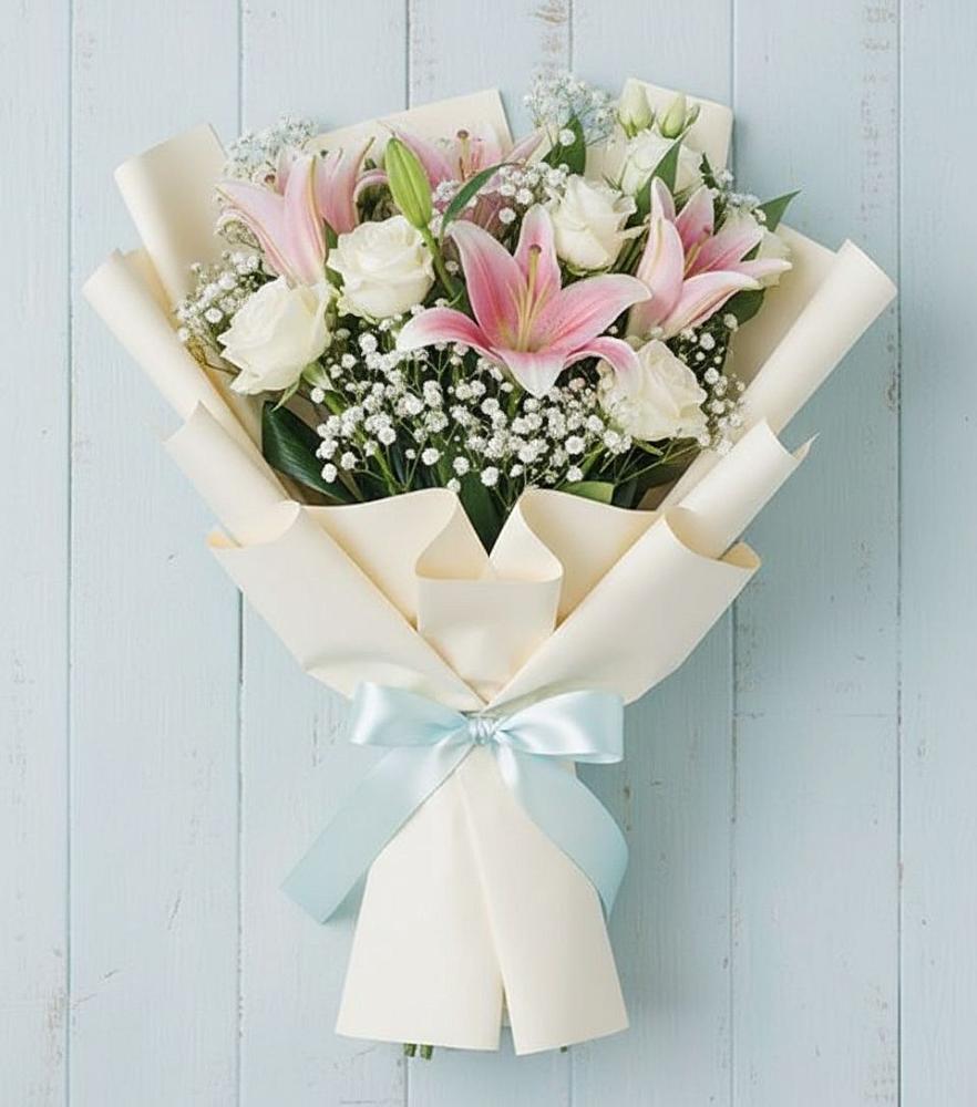 Букет цветов из: Лилии в Лебяжьем Алтайского края