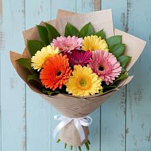 Букет цветов из:  Герберы #REPLACE_PRED# Лебяжьем Алтайского края