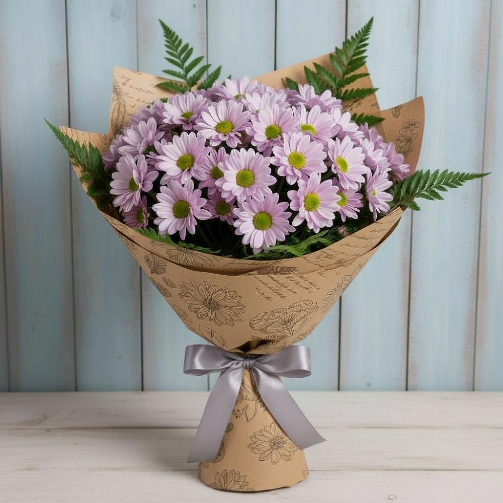 Букет цветов из: Хризантемы в Лебяжьем Алтайского края