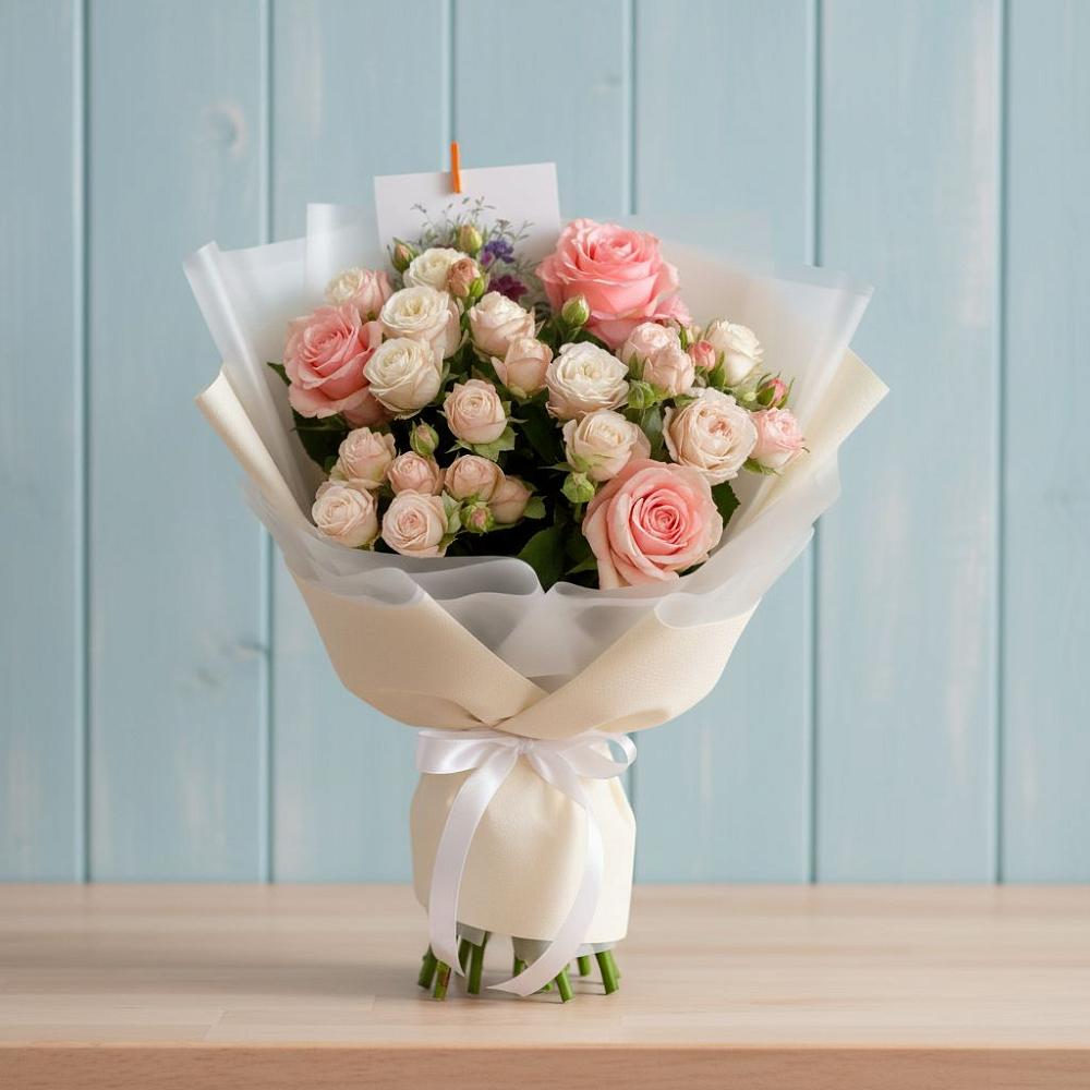 Букет цветов из: Розы в Лебяжьем Алтайского края