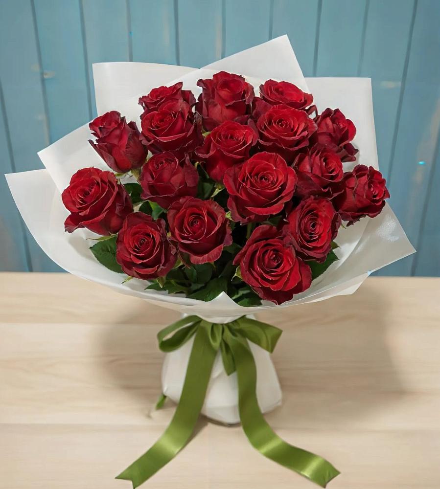 Букет Красные розы в Лебяжьем Алтайского края