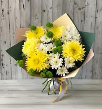Букет цветов из:  Хризантемы в Лебяжьем Алтайского края
