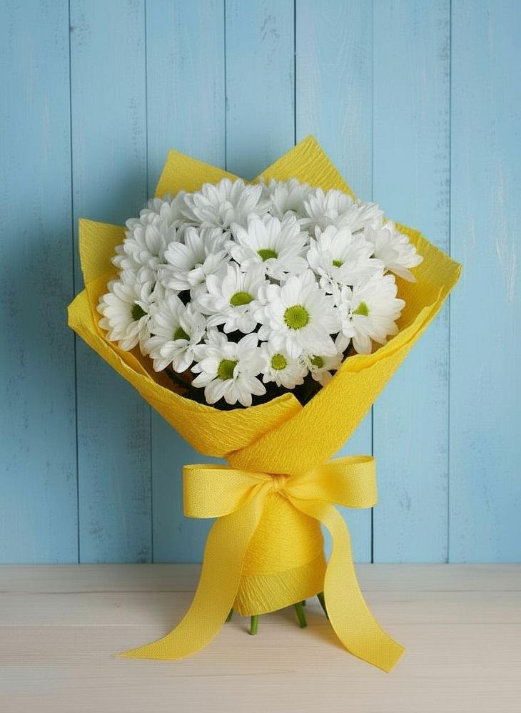 Букет цветов из: Хризантемы в Лебяжьем Алтайского края