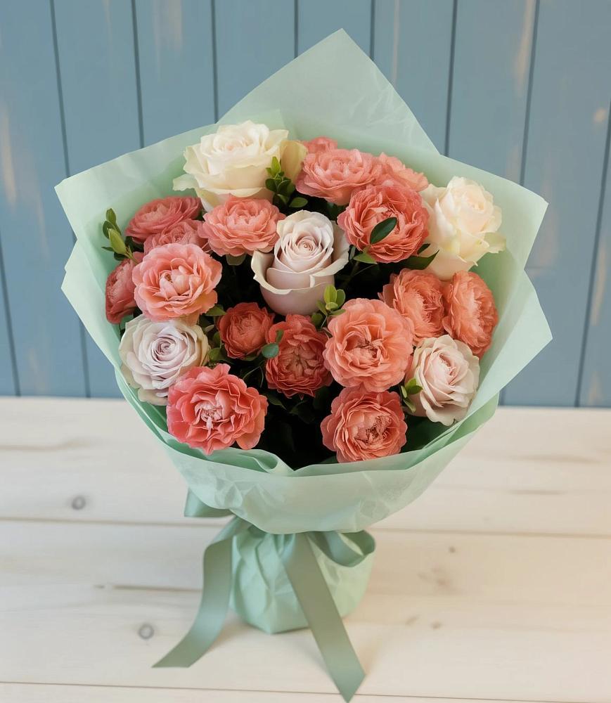 Букет цветов из: Розы в Лебяжьем Алтайского края