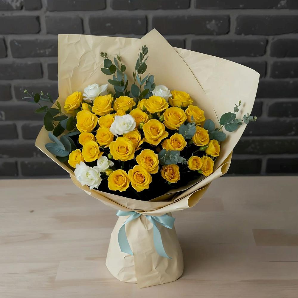 Букет цветов из: Розы в Лебяжьем Алтайского края