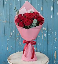Букет цветов из:  Розы в Лебяжьем Алтайского края