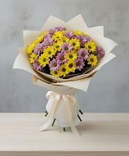 Букет цветов из:  Хризантемы в Лебяжьем Алтайского края