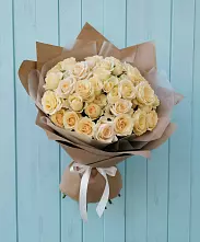 Букет Кремовое облако в Лебяжьем Алтайского края