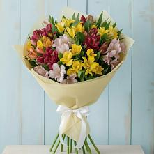 Букет цветов из:  Альстромерии #REPLACE_PRED# Лебяжьем Алтайского края