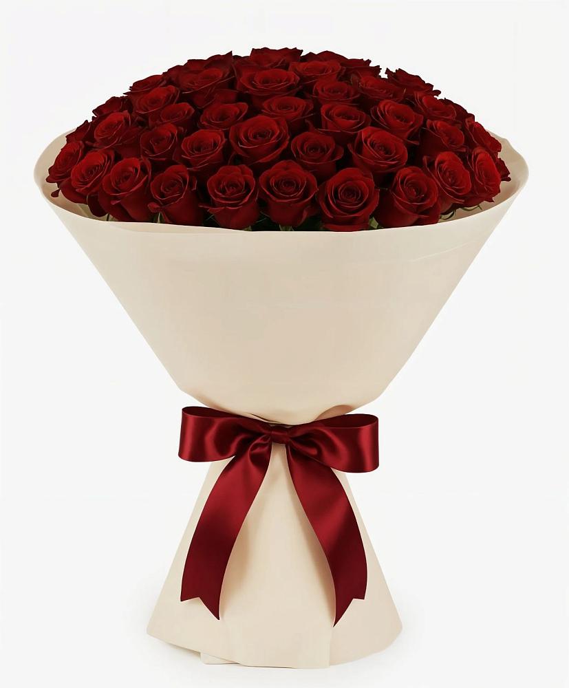 Букет 101 Бордовая роза Блэк Бакарра в Лебяжьем Алтайского края