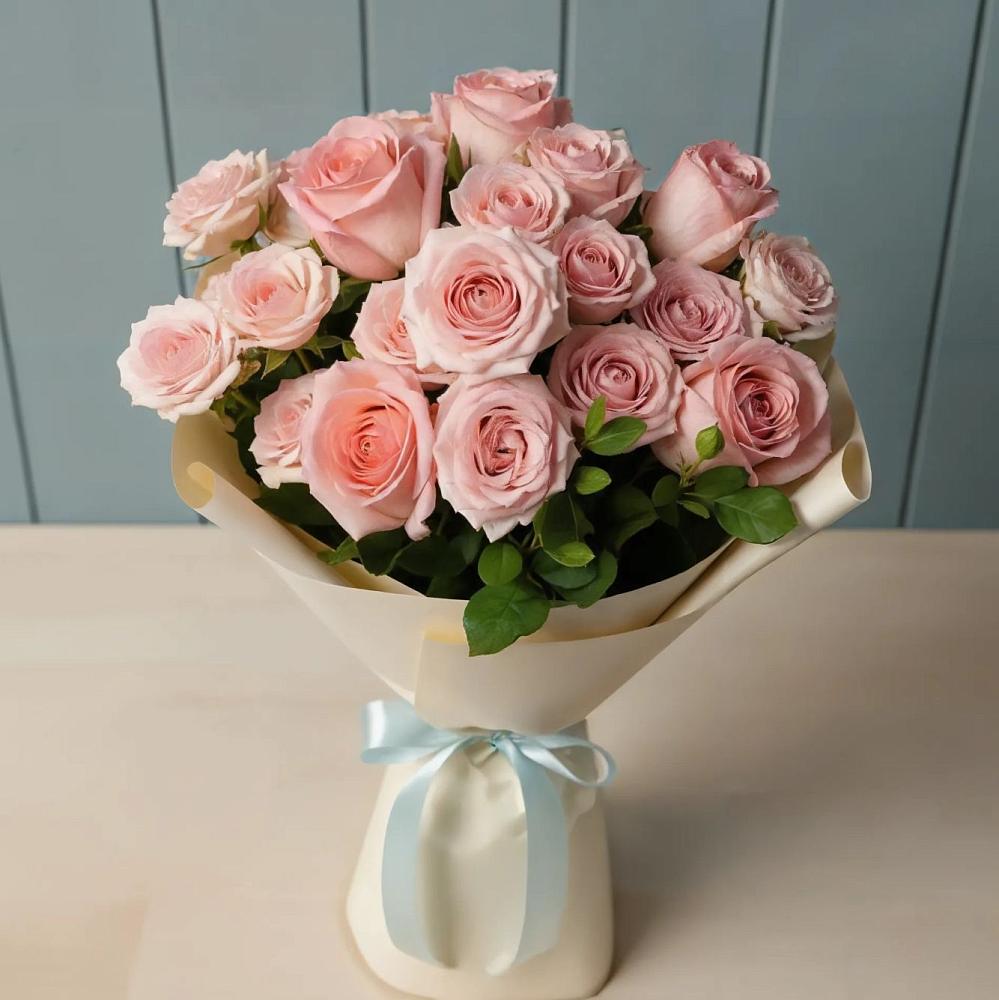 Букет Розовый шарм в Лебяжьем Алтайского края