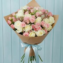 Букет цветов из:  Розы в Лебяжьем Алтайского края